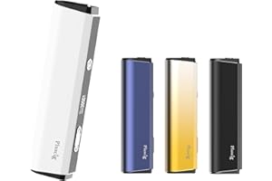 Pluscig C20 Tabakerhitzer Kompatibel mit IQOS ILUMA TEREA,Präzisere Temperaturregelung,3500mAh Großer Akku für 45-50 Sticks,Berührungslose Induktionsheizung,Inklusive Zieher, Metall Material (Weiß)