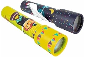 MVS WHOLESALE 2 x Retro Kaleidoscope - Colourful Retro Gift For Kids And Adults, 2 Assorted Designs, Receive 1 off each, 19x5x5cm