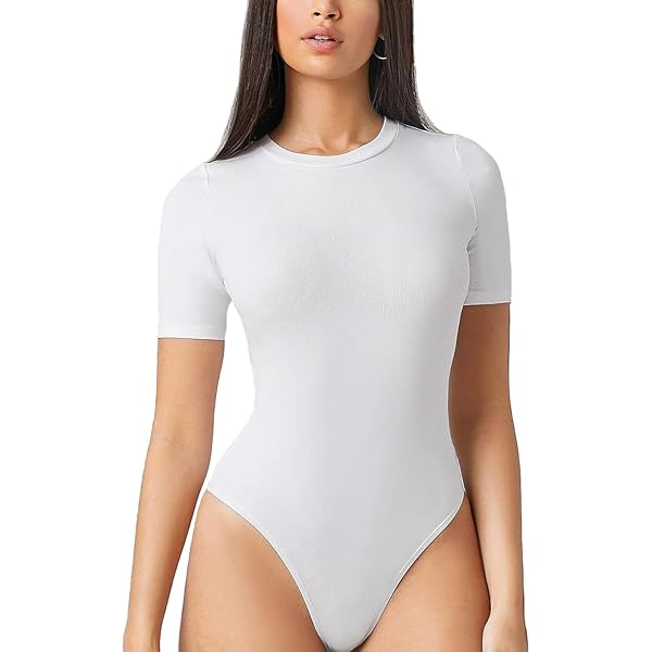 Body Donna Algaround Maniche Corte - Scollo Rotondo In Cotone Elastan - Foto 7