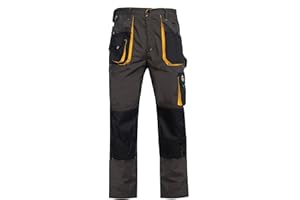 Stenso Emerton Pantalones Cargo de Trabajo para Hombre - Pantalones Multibolsillos de Trabajo Largo para Hombe - Ropa Laboral para Hombre