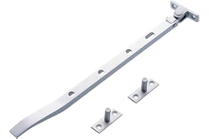 Merriway® BH01589 Aluminium Window Casement Stays, 250mm (10 inch) , Grey