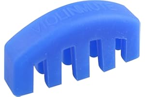 Futheda Sourdine acoustique électrique pour violon 4/4 avec 5 dents Bleu