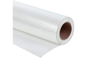 RUSPEPA Rotolo Di Carta Da Regalo - Nozioni Di Base Di Alta Qualità In Legno Ecologico - Bianco Elegante Per Confezioni Regalo Di Compleanno, Vacanze, Matrimonio - 76 cm X 5 m