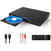 BLU-Ray DVD Player, Dolby Audio Movie Music Media Player, Full HD 1080P, BLU-Ray Player with HDMI/AV/Coaxial, BLU-Ray Disc fo