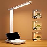 One94Store Rechargeable LED Desk Lamp – Foldable Study Lamp with 1200mAh Battery, USB Charging, Touch Function, Eye Protectio