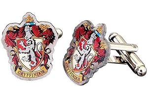 THE CARAT SHOP Gemelos oficiales de Harry Potter con diseño de los escudos de las casas de Hogwarts