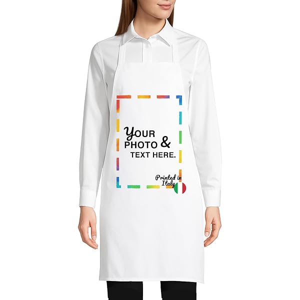 Vestin Grembiule Da Cucina - Personalizzabile Con Nome La Regina Delle Torte - Realizzati Con Materiali E Finiture Di Alta Qualità Che Garantiscono La Massima Durata (Cotone, Bianco - 6