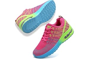 MAXOME Womens Trainers Running Shoes Air Cushion Sneakers Ladies Walking Trainers Lightweight Breathable Mesh Athletic Sports Sneakers Non Slip Casual Gym Tennis Jogging Shoes