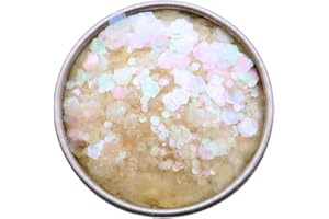 LUMINOSITY GLITTER JOIN THE ECO GLITTER REVOLUTION Aurora Biodegradable Eco Glitter – Iridescent Loose Festival Glitter (6g Pot) Cosmetic Face & Body Glitter for Makeup, Hair, Nails – Festival Shimmer