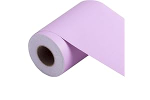 DOSTEAR TapetenbordüRe Selbstklebende BordüRe Wand Wohnzimmer Tapeten Fliesenaufkleber Bad Dekoband Selbstklebend Kirschblütenpulver 5 X 500cm