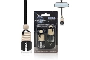 IKEDA SCENTS Deodoranti per Auto | Ciondolo da Appendere per Auto dal Profumo Forte | Diffusore di Profumo per Auto con Olio Vero | Fragranza Forte e Duratura | Accessori per Auto per Uomini e Donne