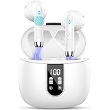 Cuffie Bluetooth, Auricolari Bluetooth 5.3 Cuffie Wireless in-ear con 4 Mic, 2024 Cuffie Senza Fili ENC Cancellazione Rumore,