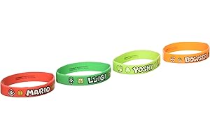 Amscan Bracelets caoutchouc Super Mario 396608