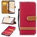 Produktbild jbTec® Flip Case Handy-Hülle Book #M41 zu Samsung Galaxy S8/Plus - Handy-Tasche Schutz-Hülle Cover Handyhülle Bookstyle Booklet, Farbe:Rot, Modell:Galaxy S8 / Duos/SM-G950