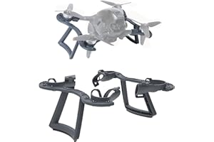 MotuTech - Soporte para parachoques de amortiguación 2 en 1 para DJI FPV Drone Landing Gear