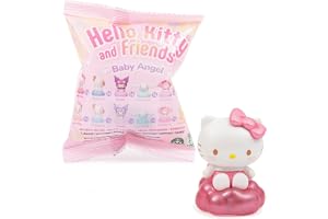 Hello Kitty, 1 samlarfigur, 4 cm, Baby Angel-serien, slumpmässig modell, för barn från 3 år, HKT45