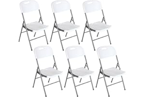 ORION91 Pack 6 Sillas Plegables con Asa 47x58x87cm O91