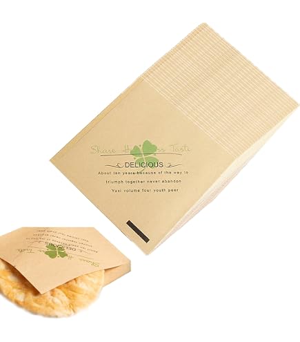 Logipack Snacktaschen Aus Kraftpapier – 1000 Stück - Fettdichte