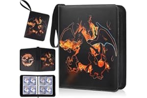 Hibisaws Album Raccoglitore Per Carte Pokemon - Conserva E Proteggi Le Tue Carte Preferite Raccoglitore Carte Pokemon Album Pokemon Album Carte Pokemon Carte Pokemon Pokemon Carte (480, D Style)