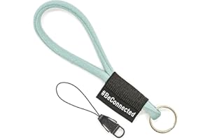 ‎STYLECTED stylected Schlüsselband kurz als Schlüsselanhänger (15cm) - Band mit Ring für Schlüssel, Ausweis, Handy, Kamera - Lanyard für Herren, Damen & Kinder