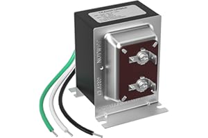 Auspow Türklingel Transformator 24V 40VA für Ring Video Türklingeln, fest verdrahtete Türklingel Transformator Netzteil, kompatibel mit Ring, Nest Hello, Wyze und Eufy Video Doorbells