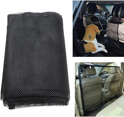 Cymall Universal Pet Dog Net Automobile Safety Dog Barrier Mesh Protector 45"x24"(Car Pet Barrier Safety Net)
