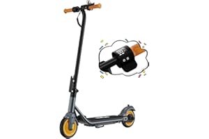 RCB Hulajnoga elektryczna dla dzieci, Max zasięg 15 km, Max prędkość 20 km/h, 7" pełne opony, składana, podwójny hamulec, prezent dla dzieci wieku 8–12 lat