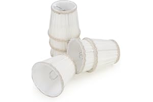 ‎FULOON Lampshades Set of 6 E14 E27 Candle Bulbs for Chandelier Pendant Lamp Wall Light Pendant Lamp Shade