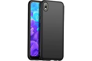COPHONE Funda Negro Huawei Y5 2019, Negro Silicona Fundas para Huawei Y5 2019 Carcasa Negro Funda Case Y5 2019 Flexible Ultra Delgado