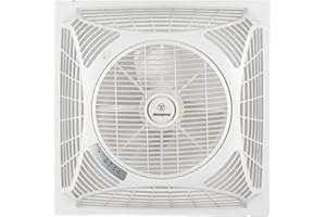 Westinghouse Lighting 1618699 7206040 Windsquare Deckenventilator (L x B x H) 60 x 60 x 21cm Fluegelfarbe: Weiß Gehaeusefarb