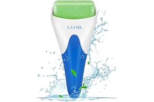LATME Ice Roller-Rodillo de hielo para cara y ojos,contra la hinchazón y las migrañas,alivia el dolor y lesiones menores,Para Evitar Ojos Que El Cuello Arruge Regalo