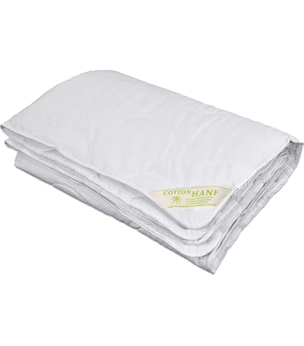Couverture d'été fine Bach's Betten Welt Summerlove Hanf-Plus 155 x 220 cm