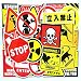 Produktbild NF Orange 50 Pezzi Avvertenza Adesivi Proibizione Segno Impermeabile Divertente Carta Adesivo Fresco Decorazione Per Bagagli Box Skateboard Telefono Portatile Moto Trunk Chitarra Casco