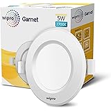 wipro 5W LED Warm White Downlight (Garnet)