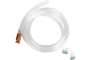 RUCUDIM Wąż Pompa ręczna 2 m Pompa ssąca Ø20 mm, uniwersalna pompa transferowa, pompa syfonowa do benzyny do wody gazowej benzyny diesel