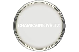 Vintro Paint | Satin Furniture Paint | Warm White | Wood | Trim | Metal | Eggshell Finish | 1 Litre (Champagne Waltz)