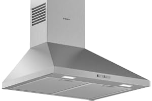 DWP64BC50 Series 2 infälld vägghuva, 1 motor och 3 sughastigheter, LED-belysning, 60 cm, 100 W, rostfritt stål