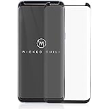 Wicked Chili 3D Panzerglas kompatibel mit Samsung Galaxy S8 - Displayschutz, Displayschutzfolie, Panzerglasfolie, Echtglas (Anti Fingerprint, Case friendly)