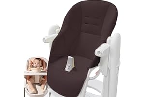 YOUANY Housse Chaise Haute Pour Bébé,Housse En Cuir PU Pour Chaise De Salle À Manger Pour Bébé,Coussin Chaise Haute Bébé,Multifonctionnelle Housse Siège Souple Convient À La Chaise Haute Peg Perego Tatamia