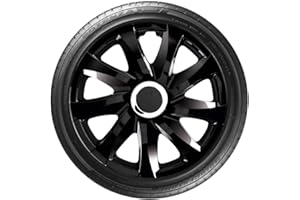 DECOCRAFT 4 x 16 Wheel Covers Hub Caps 16 Inch Wheel Trims Trim ABS Plastic Trim DriftBLC