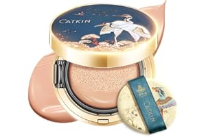 Base de cojín de aire crema de CATKIN BB hidratante natural corrector mediano/ligero 0.46 onzas (C03)