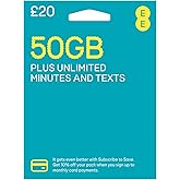 EE PAYG SIM card preloaded with 120GB of Data: Amazon.co.uk: Computers ...