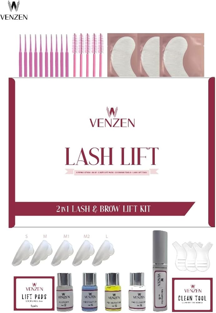 2in1 Lash Lift, Kirpik Lifting Seti, Kirpik Perma ve Kaş Laminasyon seti (Full Set)