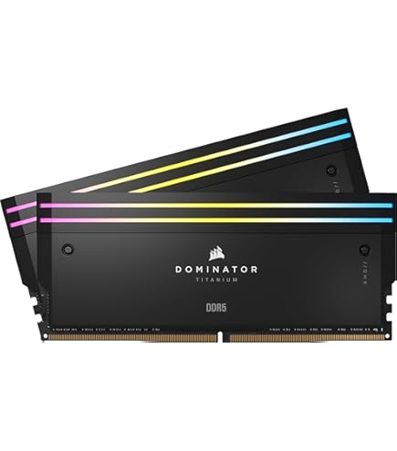 CORSAIR DOMINATOR TITANIUM RGB DDR5 RAM 96GB (2x48GB) 7000MHz CL40