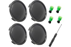 BAMYLI 4 Stück Nabendeckel Radkappen für 75mm Radnabenkappen Felgenkappen Radnabenabdeckung ABS Nabenkappen Felgendeckel Radnabendeckel Rad Center Cap Ersatzteile Auto Autoreifen Mitte (Schwarz)