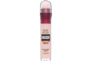 Maybelline New York Instant Anti Age Eraser Eye, Colour Correcting Concealer, Counteracts Redness, For a Natural Soft-Focus Finish, Dermatologist Tested & Suitable for Sensitive Skin, 05 Brightener