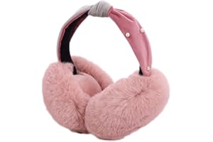 SUNNEE Soft Winter Warm Ear Muffs - Women Foldable Headband Earmuffs Furry Fleece Ear Covers for Cold Weather