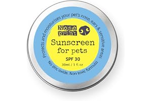 Noseprint SPF 30 Sun Protection Balm For Pets 30 ML in Tin | Moisturising Sunscreen For Dogs And Cat Non-Toxic Formula Dog No