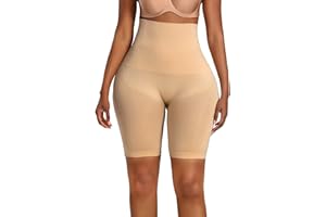 BTKVISEQAT Shapewear Damen Bauchweg Unterhose Damen, Shapewear Damen Body Shapewear, Miederhose Damen Bauchweg, Hohe Taille Bauchweg Hose Damen, Butt Lifter Bauch Weg Hose Bauch-Weg-Effekt Stark Formt Sofort
