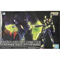 Mô Hình P-Bandai RG Evangelion Unit-01 Night Combat Color Rebuild of